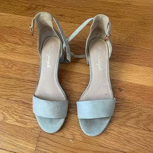 Free People Sage Green Kitten Heel